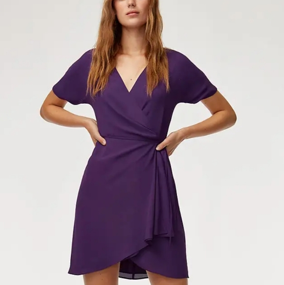 Aritzia Dresses & Skirts - ARITZIA BANATON WRAP AROUND DRESS